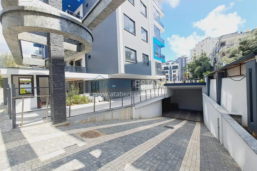 Dwa apartamenty 1+1 w centrum Alanyi, plaża Kleopatra - piękne wykończenie, nowoczesny kompleks 8 