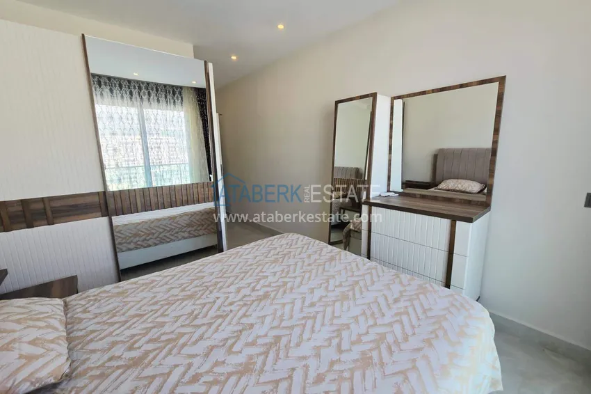 Kupuj  Apartament 2+1 w Mahmutlar — meble, widok na góry, pierwsza linia brzegowa  9 