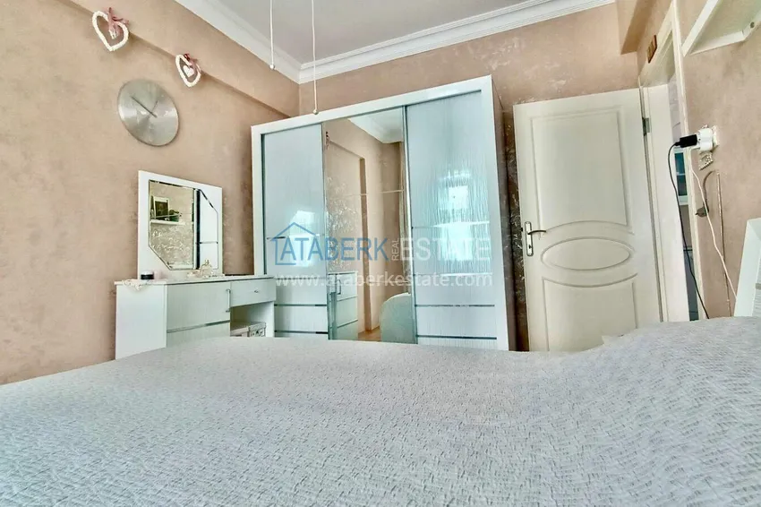 Kupuj  2+1 mieszkanie 125 m2 w centrum Mahmutlar — umeblowane, odnowione, 350 m od morza 14 