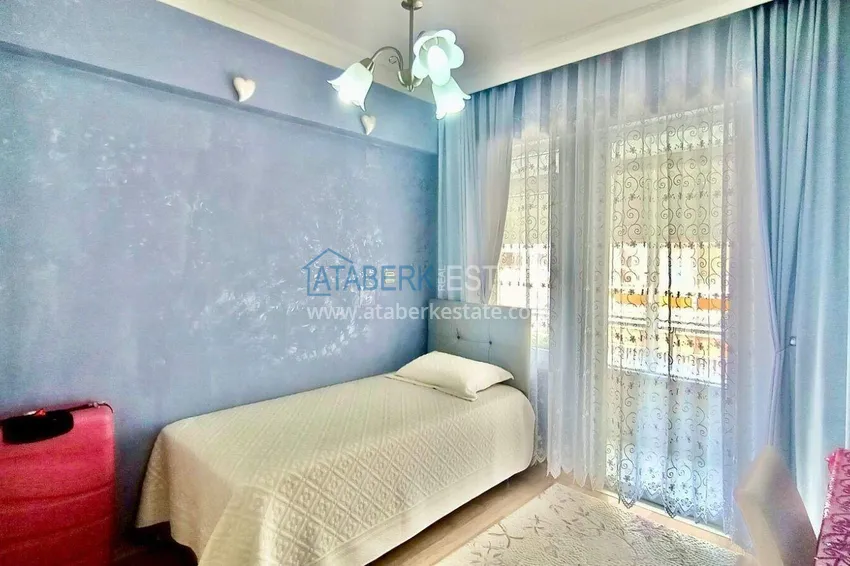 Kupuj  2+1 mieszkanie 125 m2 w centrum Mahmutlar — umeblowane, odnowione, 350 m od morza 15 