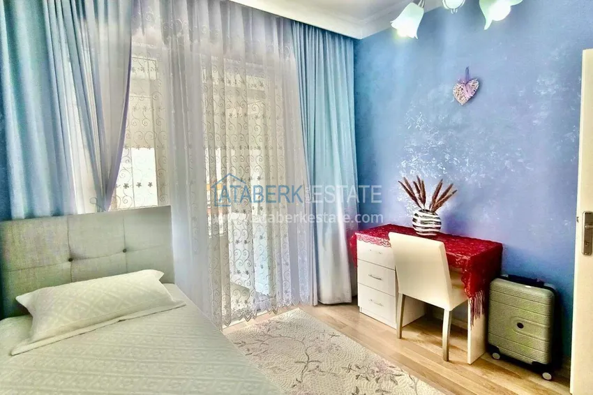 Kupuj  2+1 mieszkanie 125 m2 w centrum Mahmutlar — umeblowane, odnowione, 350 m od morza 16 