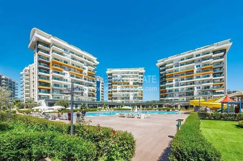Apartament 2+1 w Avsallar — meble, rezydencja z obsługą hotelową 1 