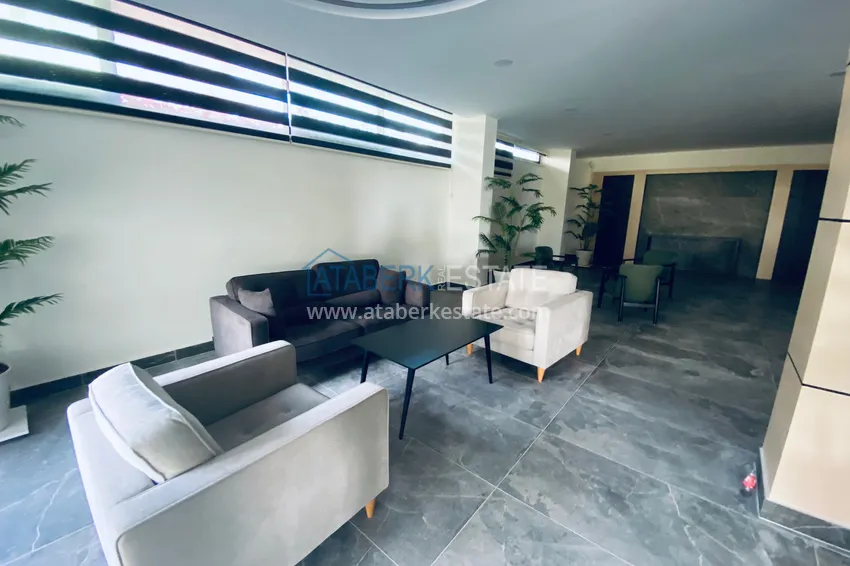 Apartament 2+1 w Avsallar — meble, rezydencja z obsługą hotelową 10 