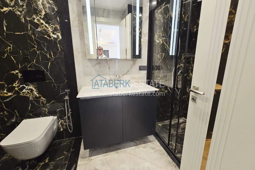 Kupuj  Przestronny apartament 1+1 w Turkler — 80 m2 umeblowany przez właściciela, ośrodek premium 15 