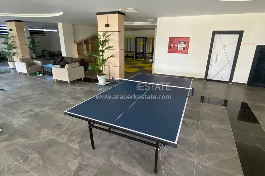 Apartament 2+1 w Avsallar — meble, rezydencja z obsługą hotelową 15 