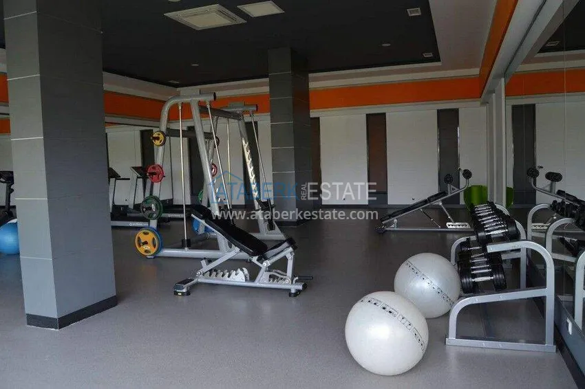 Apartament 2+1 w Avsallar — meble, rezydencja z obsługą hotelową 21 