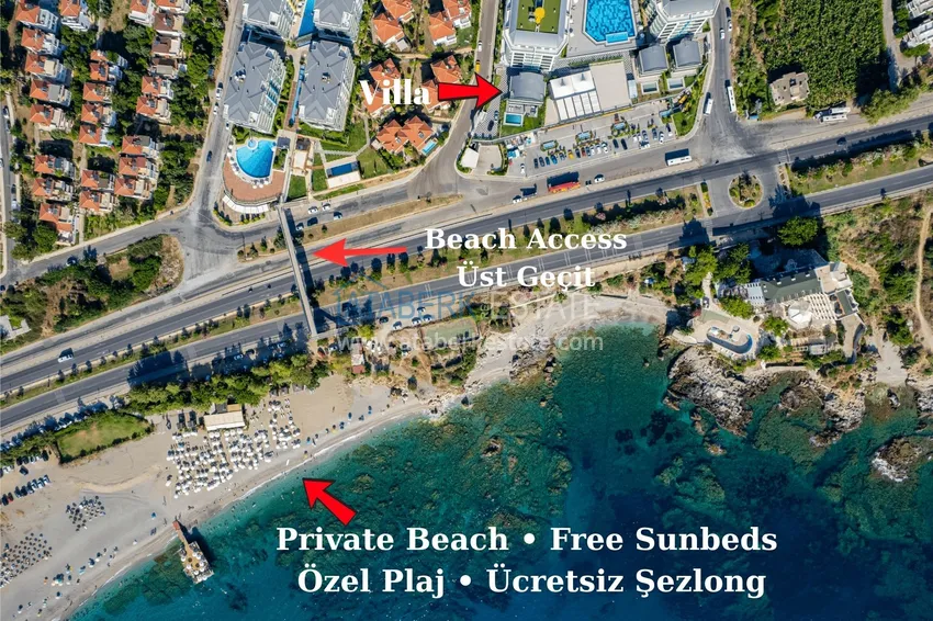 Ultra luksusowa willa przy plaży w Kargicak - nieruchomość obywatelska w Alanyi 16 