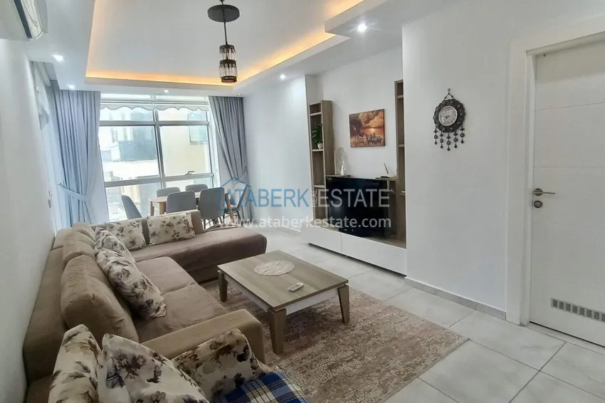 Kupuj  2+1 mieszkanie 140 m2 w Mahmutlar — meble, przeszklony balkon, kompleks premium 5 