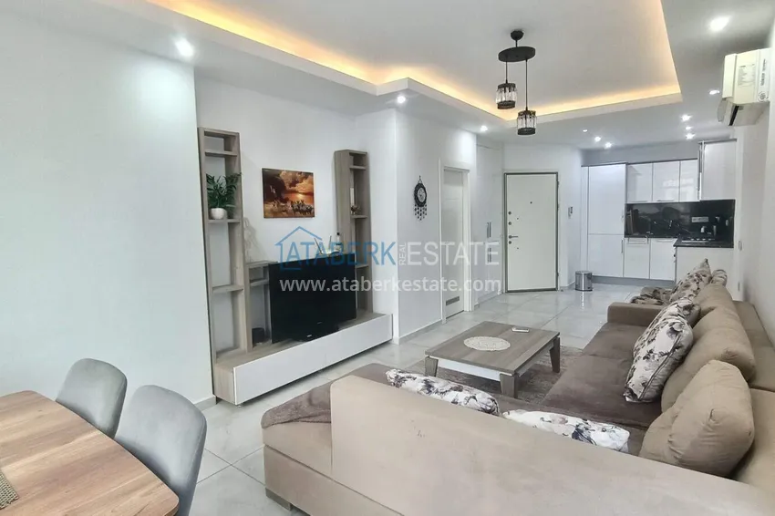 Kupuj  2+1 mieszkanie 140 m2 w Mahmutlar — meble, przeszklony balkon, kompleks premium 6 
