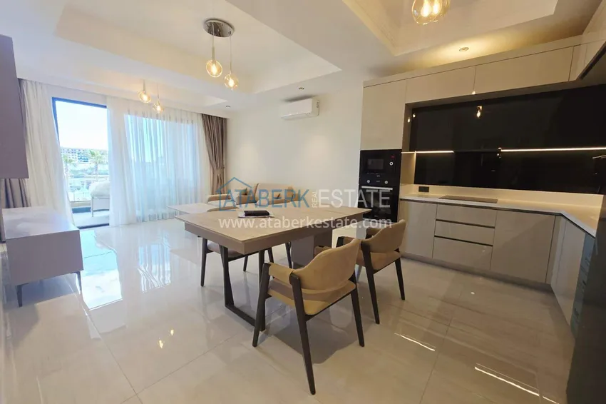 Kupuj  Przestronny apartament 1+1 w Turkler — 80 m2 umeblowany przez właściciela, ośrodek premium 6 