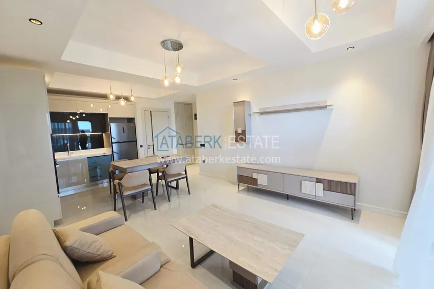 Kupuj  Przestronny apartament 1+1 w Turkler — 80 m2 umeblowany przez właściciela, ośrodek premium 8 
