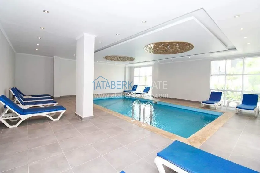 Przestronny apartament 1+1 w Kestel — 75 m2 umeblowany, 150 metrów od morza 21 