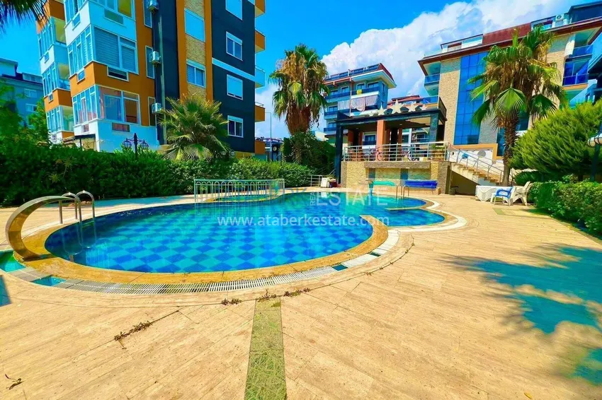Przestronny apartament 1+1 w Kestel — 75 m2 umeblowany, 150 metrów od morza 8 