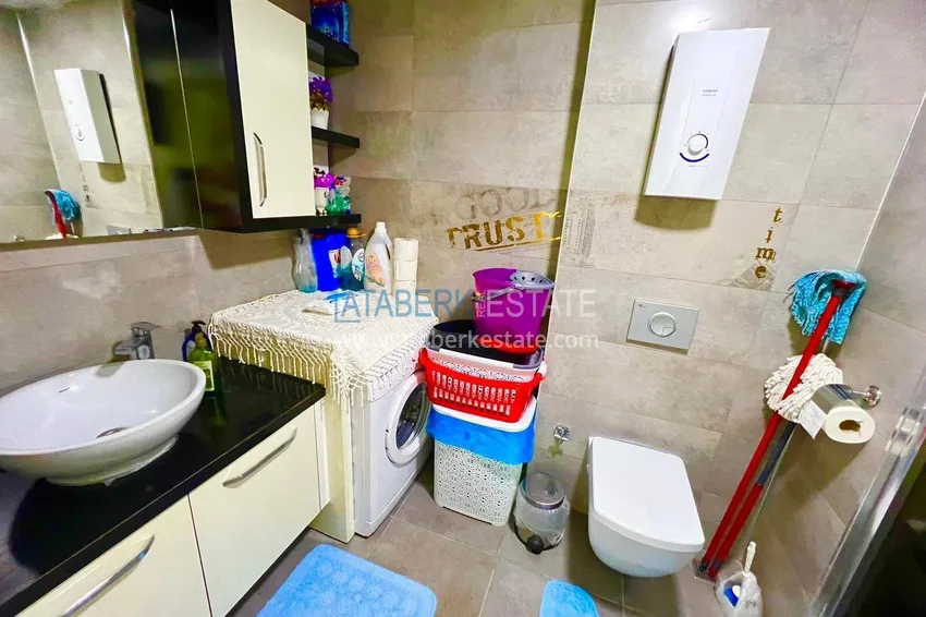 Kupuj  Przestronny apartament 1+1 w Kestel — 75 m2 umeblowany, 150 metrów od morza 9 