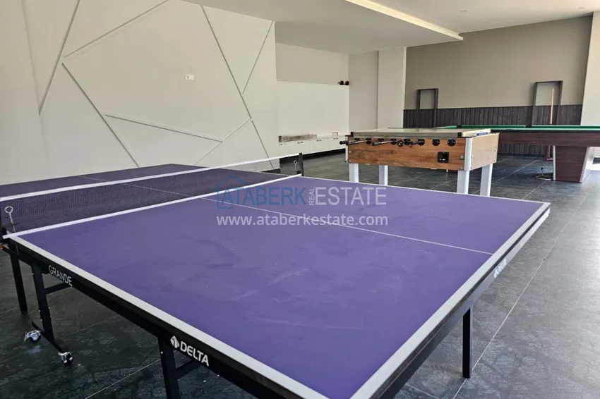 Apartament 1+1 w Oba — umeblowany w nowoczesnym kompleksie 15 