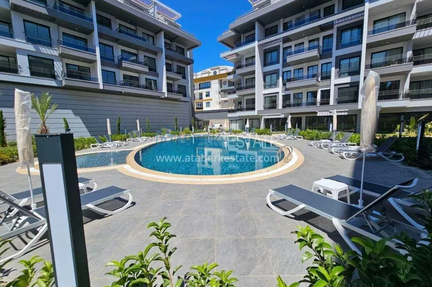 Apartament 1+1 w Oba — umeblowany w nowoczesnym kompleksie 3 