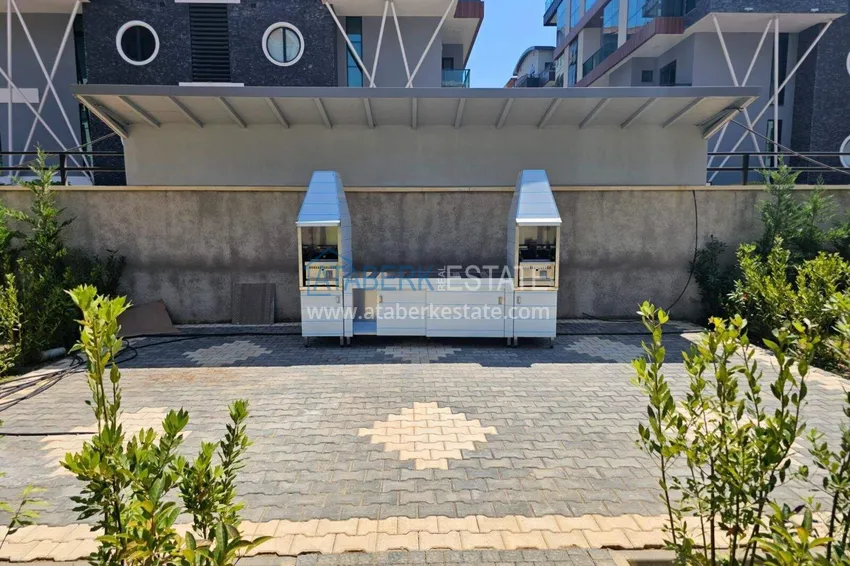 Apartament 1+1 w Oba — umeblowany w nowoczesnym kompleksie 5 