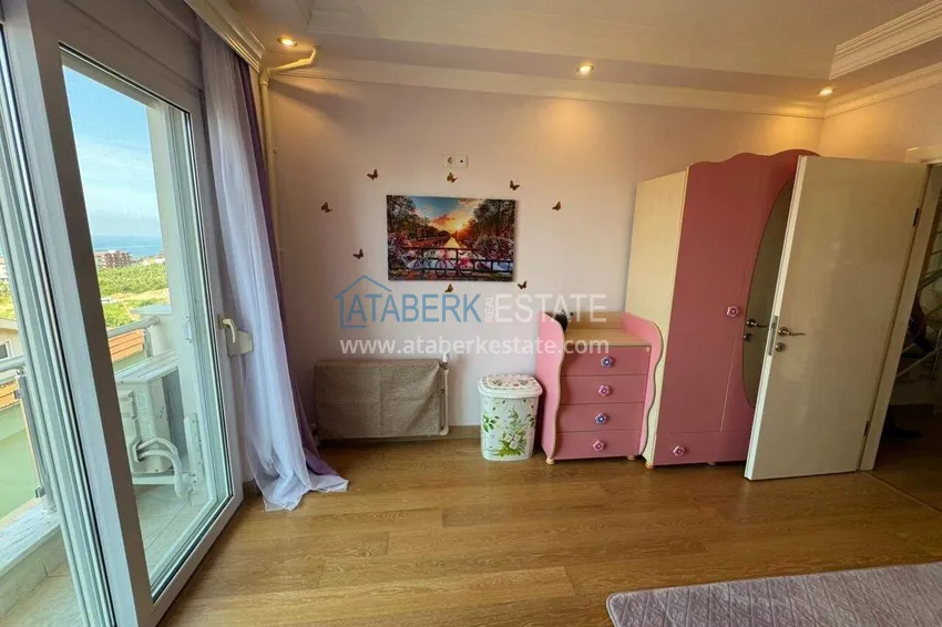 Kupuj  Duplex z panoramicznym tarasem w centrum Alanyi, plaża Kleopatra — obiekt na zezwolenie na pobyt 13 
