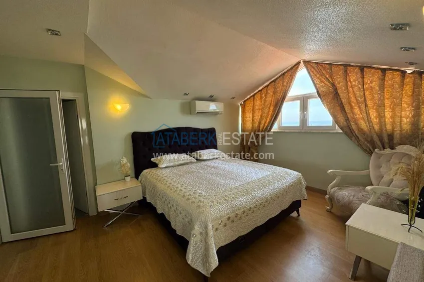 Kupuj  Duplex z panoramicznym tarasem w centrum Alanyi, plaża Kleopatra — obiekt na zezwolenie na pobyt 19 