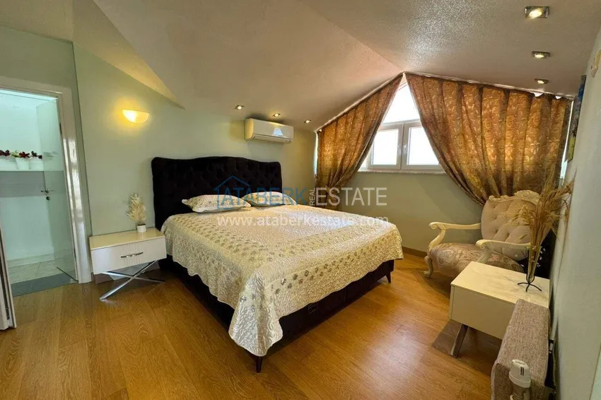 Kupuj  Duplex z panoramicznym tarasem w centrum Alanyi, plaża Kleopatra — obiekt na zezwolenie na pobyt 21 