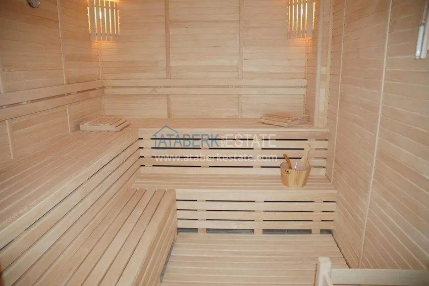 Duplex z panoramicznym tarasem w centrum Alanyi, plaża Kleopatra — obiekt na zezwolenie na pobyt 25 