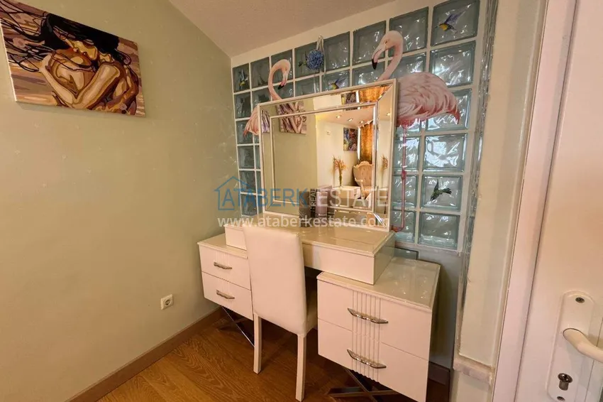 Kupuj  Duplex z panoramicznym tarasem w centrum Alanyi, plaża Kleopatra — obiekt na zezwolenie na pobyt 26 