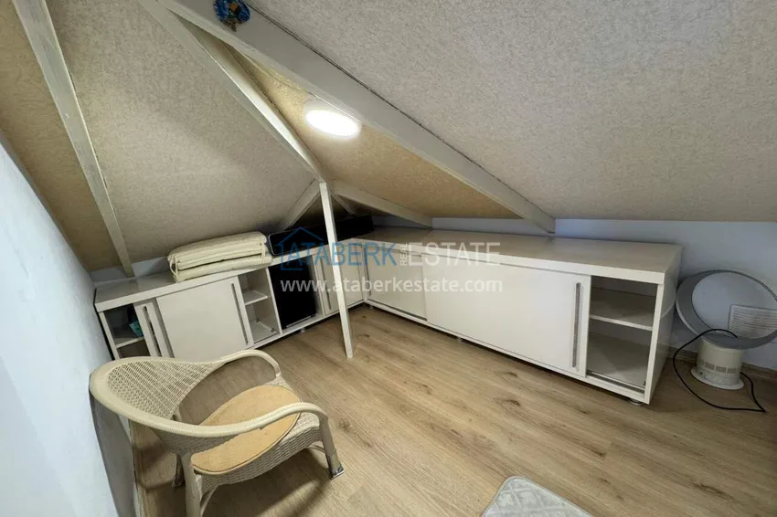 Kupuj  Duplex z panoramicznym tarasem w centrum Alanyi, plaża Kleopatra — obiekt na zezwolenie na pobyt 29 