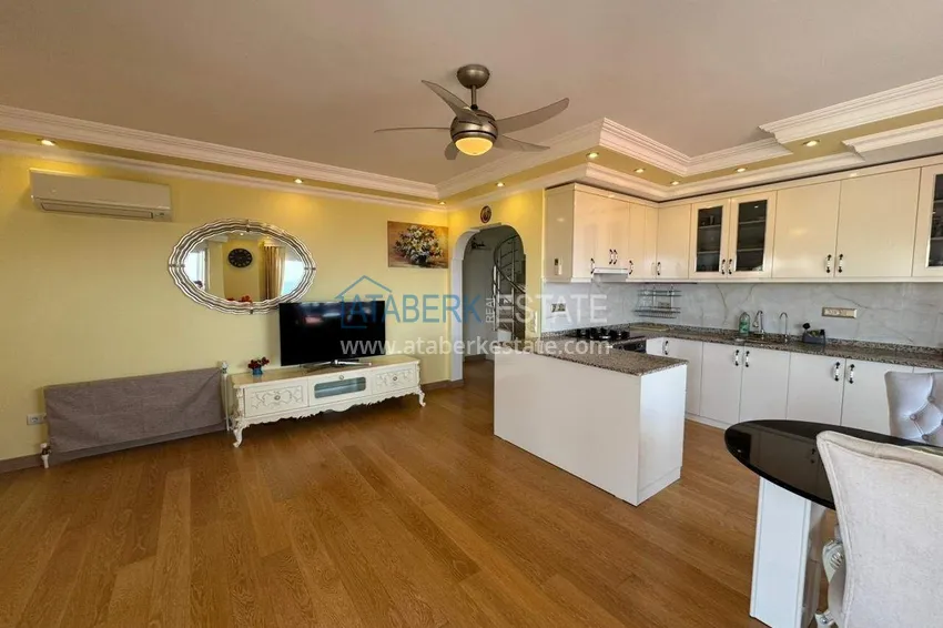 Kupuj  Duplex z panoramicznym tarasem w centrum Alanyi, plaża Kleopatra — obiekt na zezwolenie na pobyt 2 