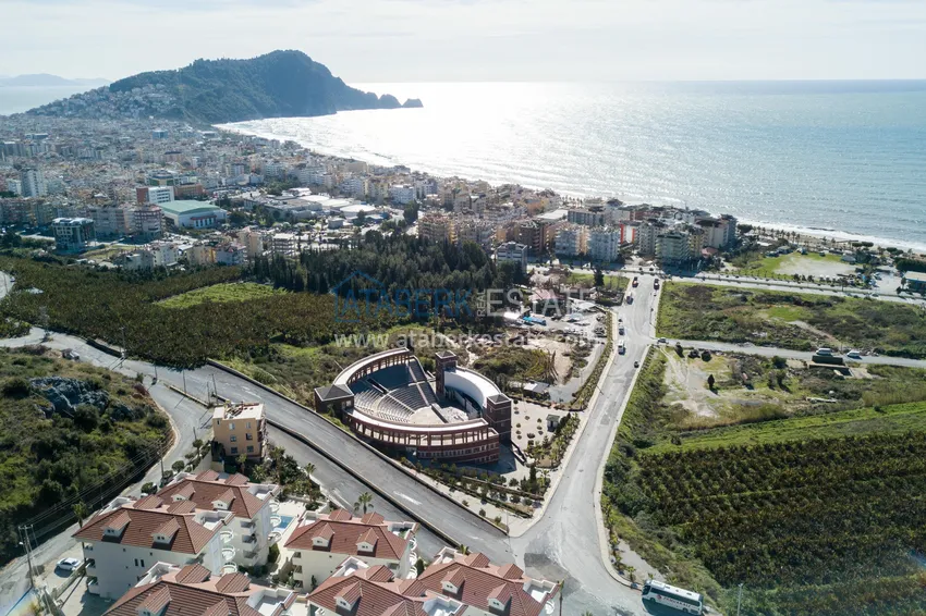 Duplex z panoramicznym tarasem w centrum Alanyi, plaża Kleopatra — obiekt na zezwolenie na pobyt 3 