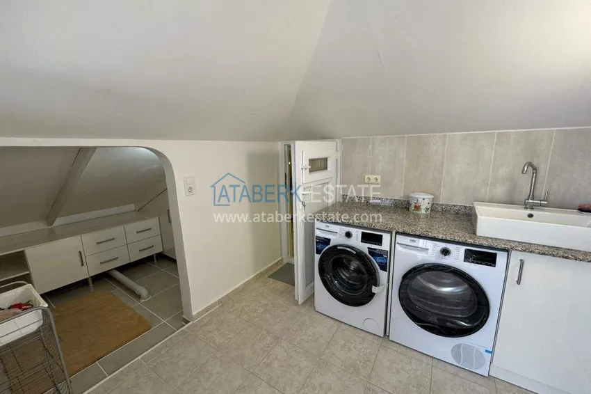 Kupuj  Duplex z panoramicznym tarasem w centrum Alanyi, plaża Kleopatra — obiekt na zezwolenie na pobyt 31 