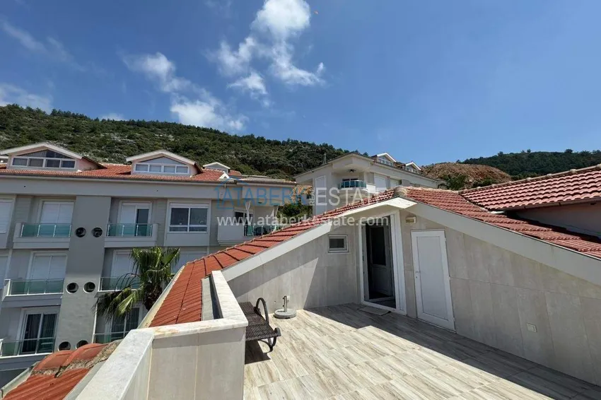 Kupuj  Duplex z panoramicznym tarasem w centrum Alanyi, plaża Kleopatra — obiekt na zezwolenie na pobyt 44 
