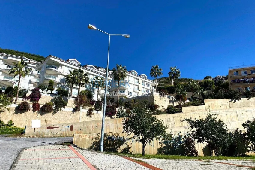 Duplex z panoramicznym tarasem w centrum Alanyi, plaża Kleopatra — obiekt na zezwolenie na pobyt 6 
