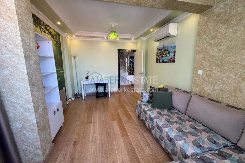 Kupuj  Duplex z panoramicznym tarasem w centrum Alanyi, plaża Kleopatra — obiekt na zezwolenie na pobyt 8 