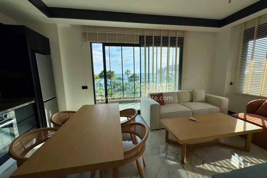 Kupuj  Apartament 1+1 z widokiem na morze w Kestel - pierwsza linia, odpowiedni dla obywatelstwa 9 