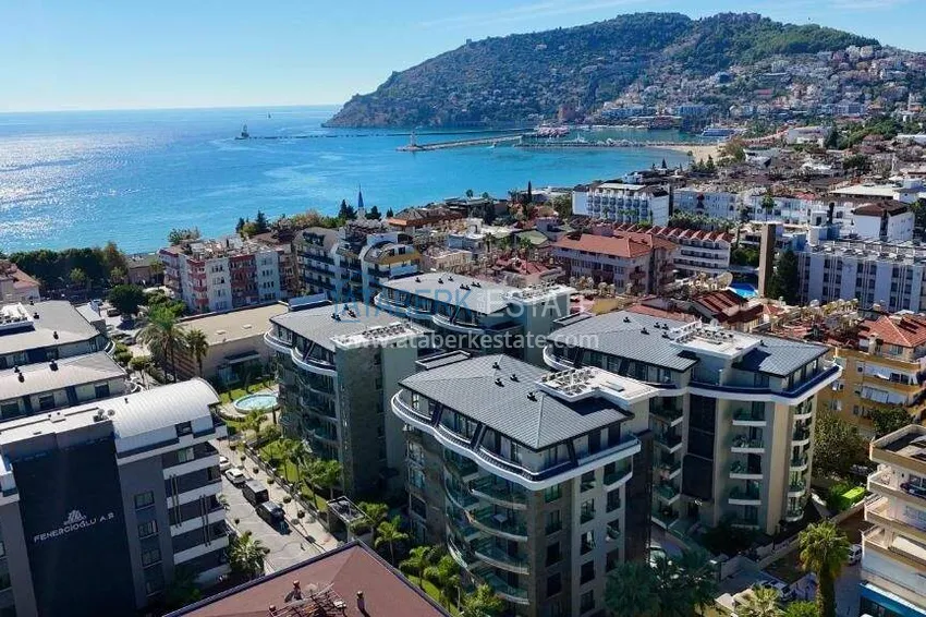 Stylowy apartament 1+1 w centrum Alanyi, plaża Keykubat — 150 metrów 1
