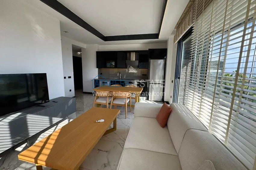 Kupuj  Apartament 1+1 z widokiem na morze w Kestel - pierwsza linia, odpowiedni dla obywatelstwa 13 