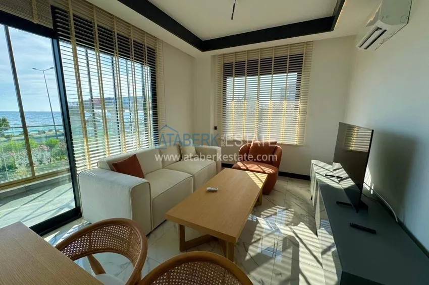 Kupuj  Apartament 1+1 z widokiem na morze w Kestel - pierwsza linia, odpowiedni dla obywatelstwa 14 