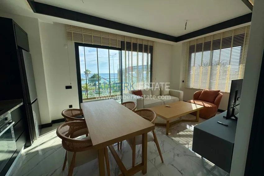 Kupuj  Apartament 1+1 z widokiem na morze w Kestel - pierwsza linia, odpowiedni dla obywatelstwa 16 