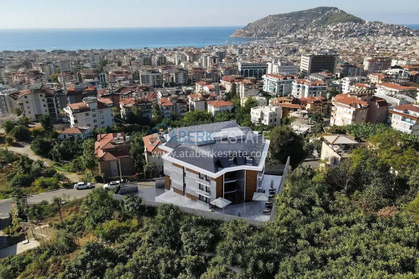 Apartamenty dwupoziomowe w nowym ultra-luksusowym projekcie rezydencji w Alanyi, dzielnica Hasbahce 1