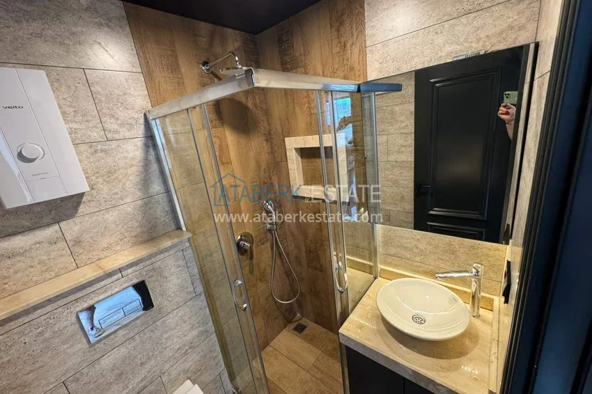 Kupuj  Apartament 1+1 z widokiem na morze w Kestel - pierwsza linia, odpowiedni dla obywatelstwa 23 