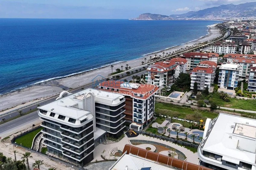 Nowy kompleks mieszkaniowy premium w dzielnicy Alanya - Kestel, pierwsza linia brzegowa 3 