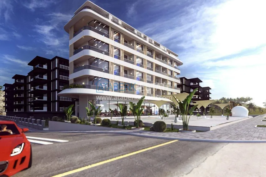 Nieruchomości premium w Alanyi od dewelopera - nowy projekt na plaży w Oba  3 