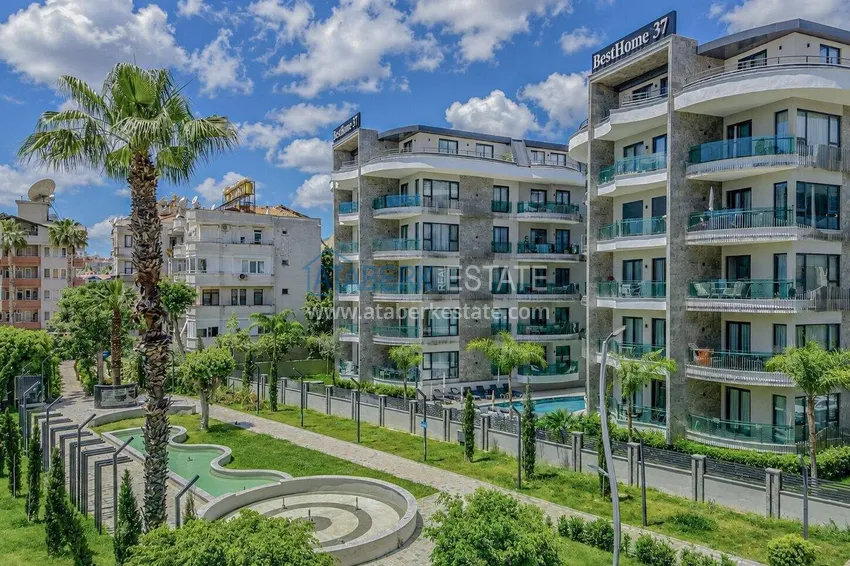 Apartament 1+1 w centrum Alanyi, plaża Keykubat - dozwolony wynajem krótkoterminowy 3 