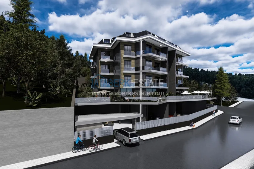 Apartamenty dwupoziomowe w nowym ultra-luksusowym projekcie rezydencji w Alanyi, dzielnica Hasbahce 5