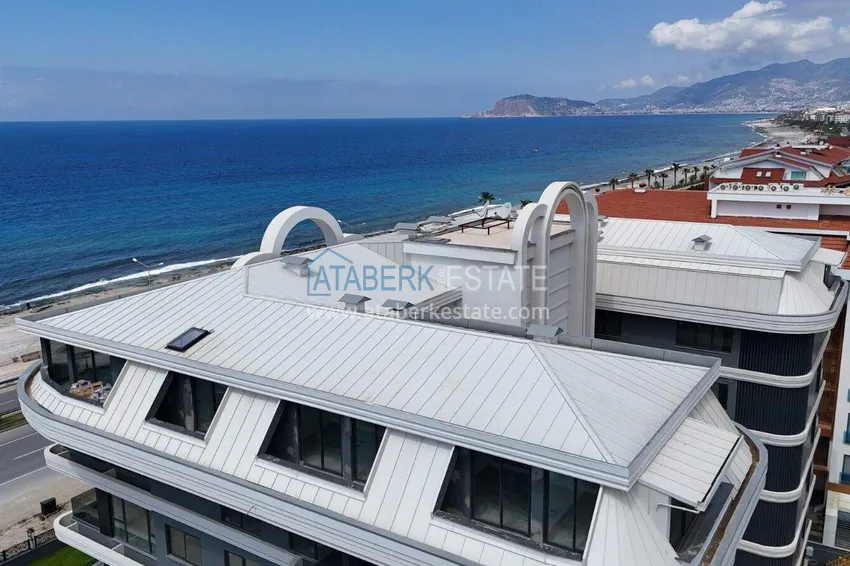Nowy kompleks mieszkaniowy premium w dzielnicy Alanya - Kestel, pierwsza linia brzegowa 6 