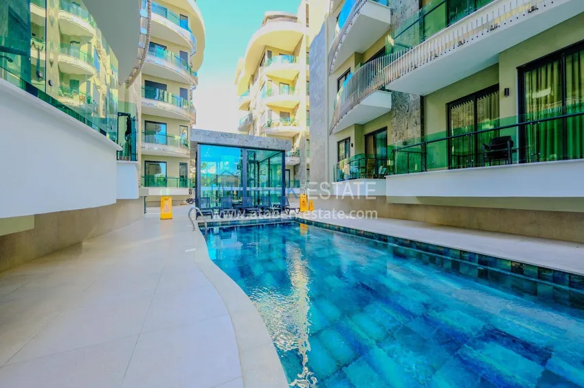 Apartament 1+1 w centrum Alanyi, plaża Keykubat - dozwolony wynajem krótkoterminowy 6 