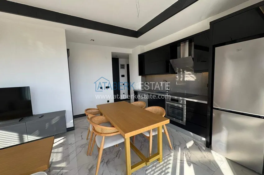 Kupuj  Apartament 1+1 z widokiem na morze w Kestel - pierwsza linia, odpowiedni dla obywatelstwa 7 