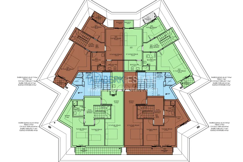 Kupuj taniej Apartamenty dwupoziomowe w nowym ultra-luksusowym projekcie rezydencji w Alanyi, dzielnica Hasbahce 3