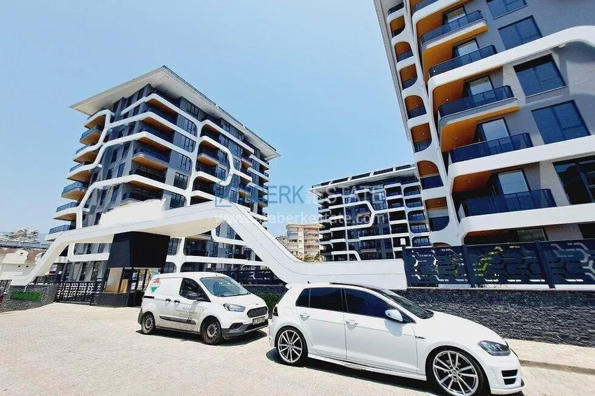 1+1 umeblowane mieszkanie w Alanya, dzielnica Tosmur - kompleks premium, 245 metrów od morza 4 