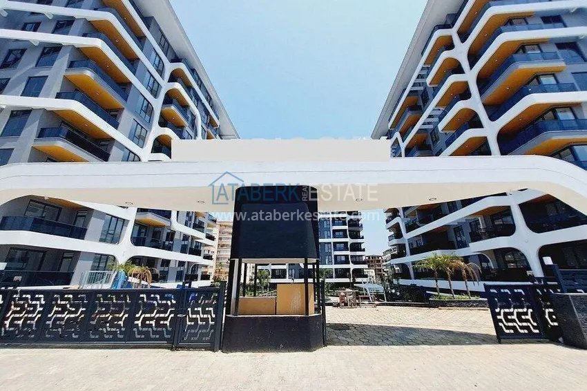 1+1 umeblowane mieszkanie w Alanya, dzielnica Tosmur - kompleks premium, 245 metrów od morza 5 